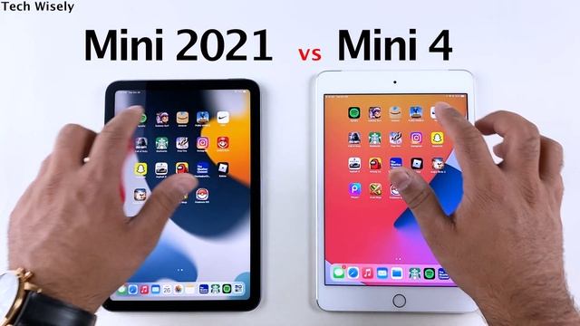 iPad Mini 2021 vs Mini 4 SPEED TEST смотреть онлайн