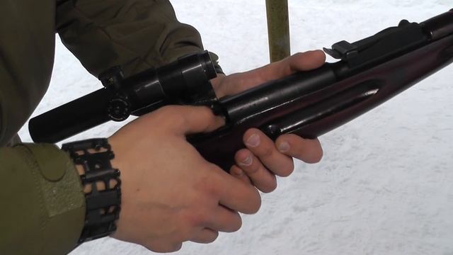 Трехлинейка. Мосинка. Ланкастер. Карабин КО-44 Lancaster 9,6х53. смотреть онлайн