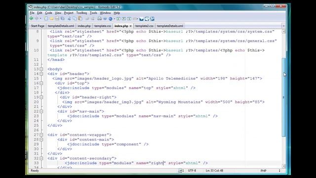 49 Creating a Joomla Template - the templateDetails.xml file -Part 2 смотреть онлайн