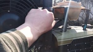 Турбина к мотоблоку. Механизм установки