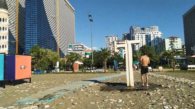 БАТУМИ 2020. Август море пляж. Лучшая работа в мире. смотреть онлайн