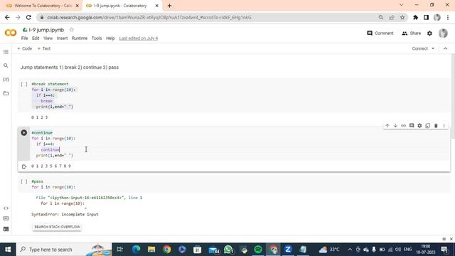 #12 Jump Statements in Python | Programming with Pirai | Half moon coder? смотреть онлайн