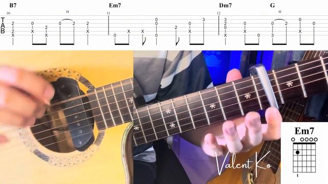 ‘Seven’ (Jungkook feat. Latto) - Fingerstyle Guitar Tutorial with Tabs + Chords смотреть онлайн