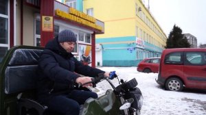 Обзор на Электротрицикл с кузовом. Электротрайк, RUTRIKE Трёхколёсный электромотоцикл