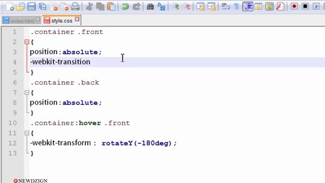Tutoriel css3 | Rotation 3d смотреть онлайн