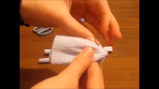 подарок своими руками/тюльпаны из гофрированной бумаги смотреть онлайн