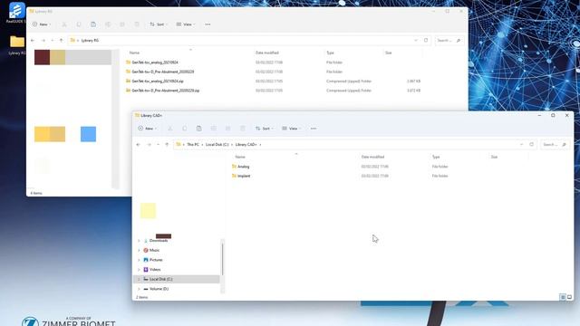 Install Zfx e Gentek CAD Impant Lybrary for RealGuide CAD смотреть онлайн