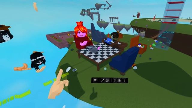 Roblox VR Hands BUT I HELP People (funny moments) смотреть онлайн