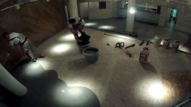 Укладка Пвх плитки и заливка пола за 48 часов смотреть онлайн