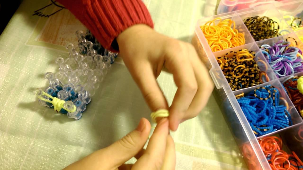 Поделка из резинок "Банан" смотреть онлайн