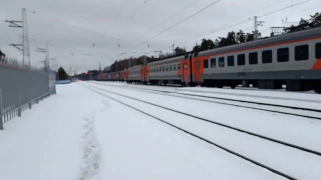 Электропоезд ЭД4М - 0280/281; Сеятель смотреть онлайн