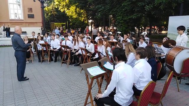Выступление студенческого духового оркестра СОКИ. "Ночь музеев 2019" смотреть онлайн