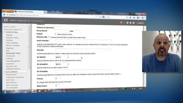 Handling misfires in scheduled tasks in ColdFusion 10 - by Dave Ferguson смотреть онлайн