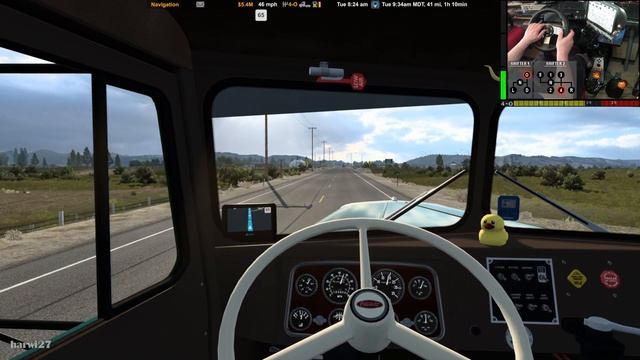ATS | 104 | Twin Stick Shifting in the Peterbilt 350 | From Boise to Ketchum смотреть онлайн