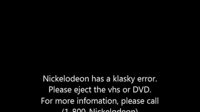 Klasky Csupo Robot Logo Nickelodeon Error смотреть онлайн