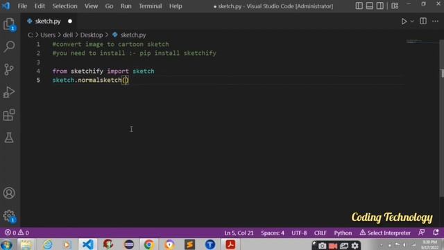 Convert Image To Sketch | Python смотреть онлайн