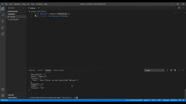 Creando un bot de musica | Making music bot | DISCORD.JS v12 (antiguo) смотреть онлайн