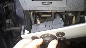 Снятие блока управления светом Астра Н