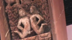 «Kamasutra» temple. Durbar Square in Katmandu.