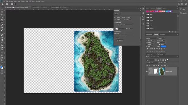 Frame Tool | Adobe Photoshop 2020 смотреть онлайн