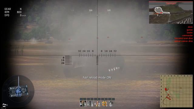 War Thunder - How to kill T5 USSR tanks with German 88mm KwK 43 смотреть онлайн