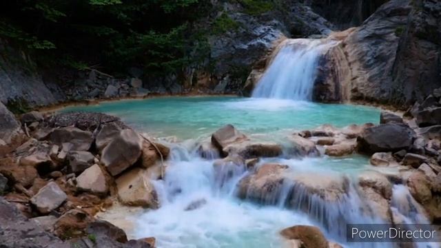 КРАСИВЫЙ ВОДОПАД И ЛАГУНА?Расслабляющие Звуки Водопада Waterfall and Lagoon Relax? смотреть онлайн