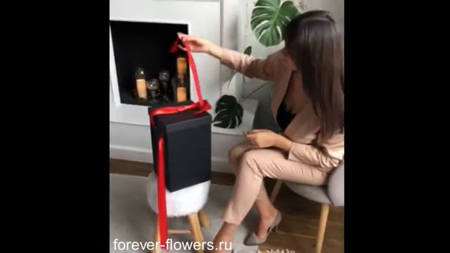 Роза в колбе в коробке смотреть онлайн