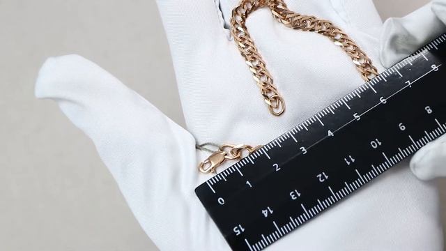 Золотой браслет плетение Двойной Ромб ТД Эстет НБ12-07680 смотреть онлайн