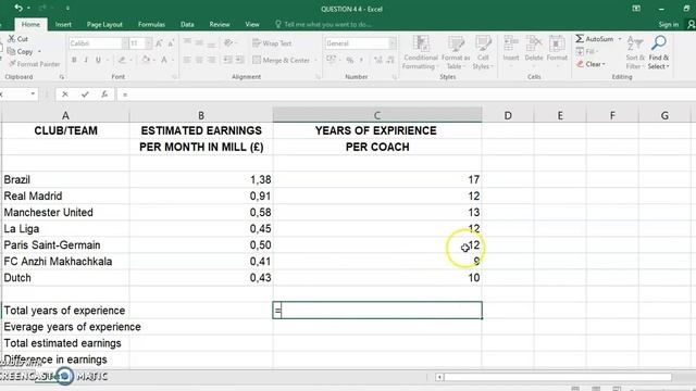 Basic excel calculations - LO NCV L2 - NJ Mtshali смотреть онлайн