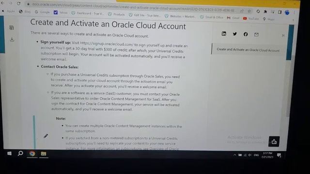Create and Activate an Oracle Cloud Account,hybrid cloud systems смотреть онлайн
