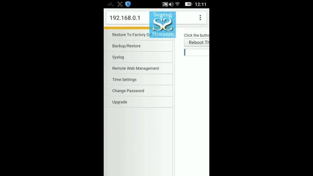 Setting Password Login Tenda N300/F3 Wireless Router via HP смотреть онлайн