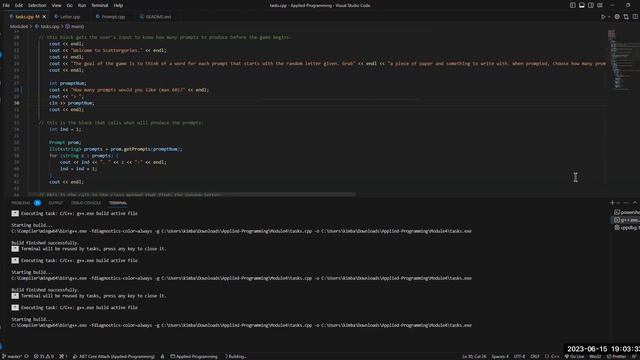My Scattergories Game in C++ смотреть онлайн