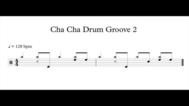 Cha Cha Drum Loop 2 (128 bpm) | Drum Beat | Drum Groove | Drum Track | Drums Only | Metronome смотреть онлайн