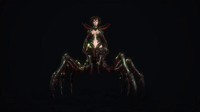 Spider Preview | Game Ready 3D Model смотреть онлайн