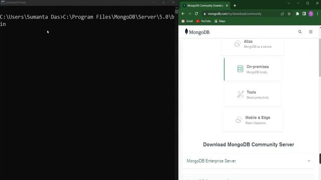 MongoDB Installation and Setting Environment Path || MongoDB Tutorial 2022 смотреть онлайн