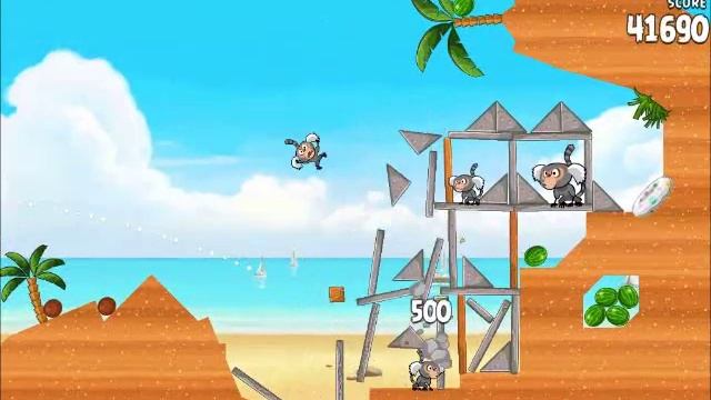 Official Angry Birds Rio Walkthrough Beach Volley 5-13 смотреть онлайн