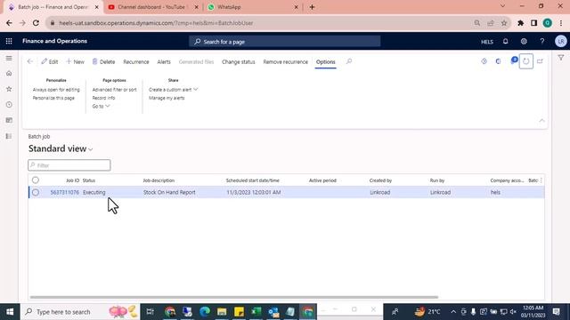 Stock on Hand Report download using the batch jobs смотреть онлайн