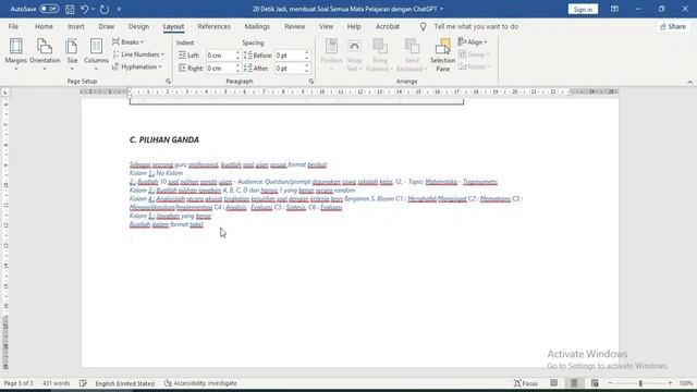 Tutorial Membuat Soal dan Jawaban Semua Mata Pelajaran dengan chatGPT смотреть онлайн