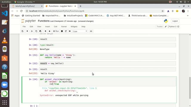 Functions in Python смотреть онлайн
