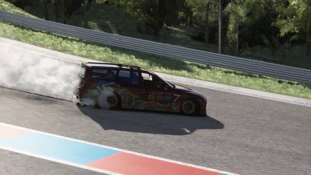 Assetto Corsa Nissan Stagea R35 Drift S3 at Club Motorsports 2023 смотреть онлайн