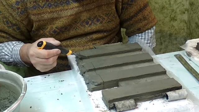 Заборчик из Цемента и пластиковых ящиков своими руками. смотреть онлайн