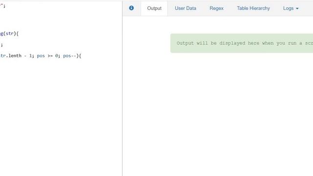 Reverse a string in javascript using for loop смотреть онлайн