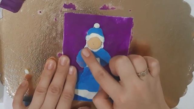 Мастер-класс в технике пластилинографии «Снегурочка»