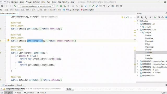 AEM Tutorial #21 | xml exporter in AEM | Sling Model Exporter using custom XML Exporter in aem смотреть онлайн