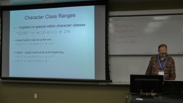 Openwest 2014 - David Oswald - Practical regular expressions (31) смотреть онлайн