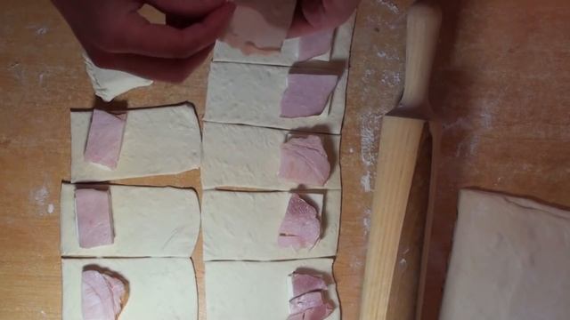 Оболденные слоеные пирожки конвертики с сыром и ветчиной ? Слоеные пирожки смотреть онлайн