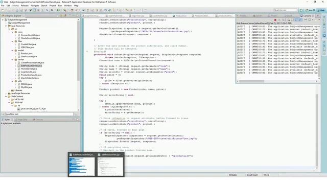 Java Web CRUD with Rational Application Developer, Servlet, Kendo UI - CRU Product смотреть онлайн