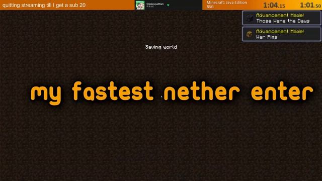 SSG minecraft speedruns are pain... смотреть онлайн