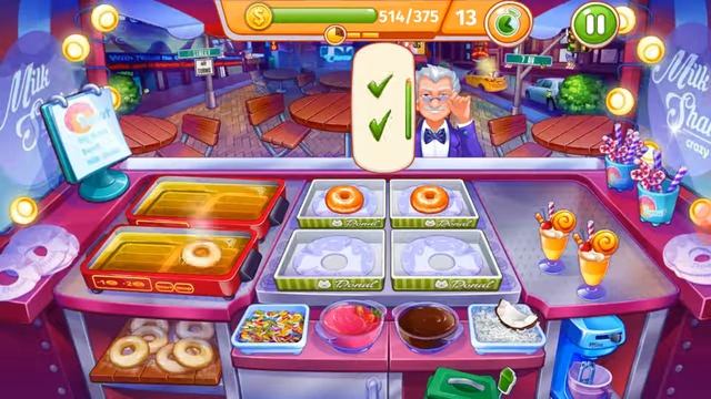 Игра Cooking Crase-AFast & Fun estaurant Chef Game часть четвертая смотреть онлайн