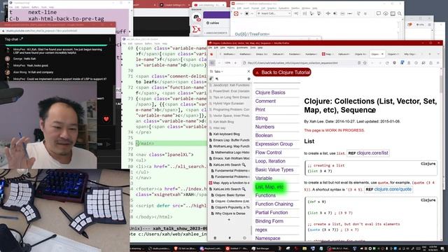 Xah Talk Show 2023-09-28 WolframLang Levelspec, why Clojure is Dense, Java, TypeScript смотреть онлайн